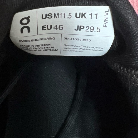 On Cloud ON Men's Cloudswift 3 AD Twilight/Midnight size 11.5 NWOT - Picture 8 of 8